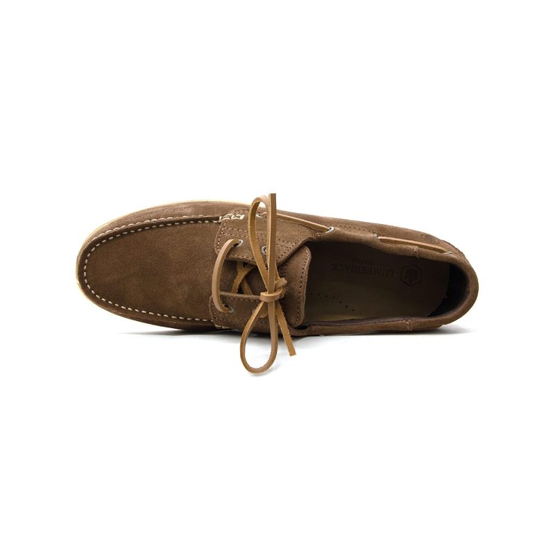 Lumberjack Δερμάτινα Ανδρικά Boat Shoes Suede SM07804005A04-CE001 Καφέ