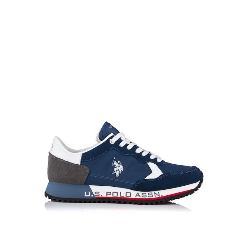 U.S. Polo Assn. Ανδρικά Sneakers Γαλάζια CLEEF001A-BLU009