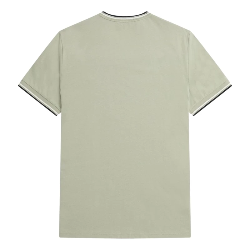 fred perry twin tipped t shirt m1588 seagrass 1 tobros.gr