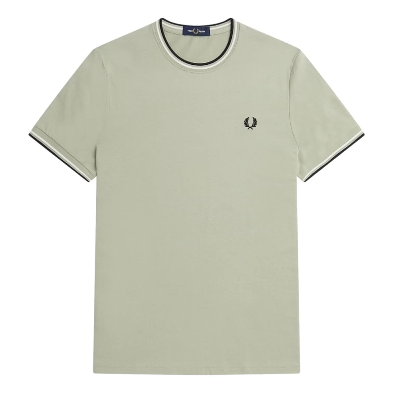 fred perry twin tipped t shirt m1588 seagrass tobros.gr