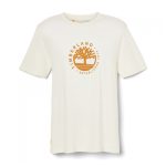 Timberland Ανδρικό T-Shirt SS Refibra Logo Graphic Tee A65XSCM9 Εκρού