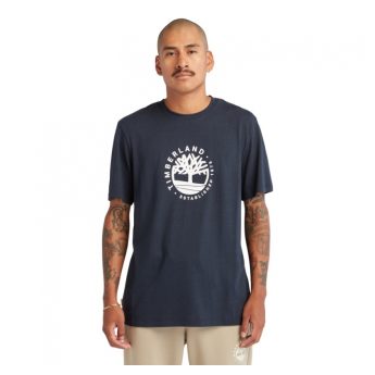 Timberland Ανδρικό T-Shirt SS Refibra Logo Graphic Tee A65XS433 Μπλε