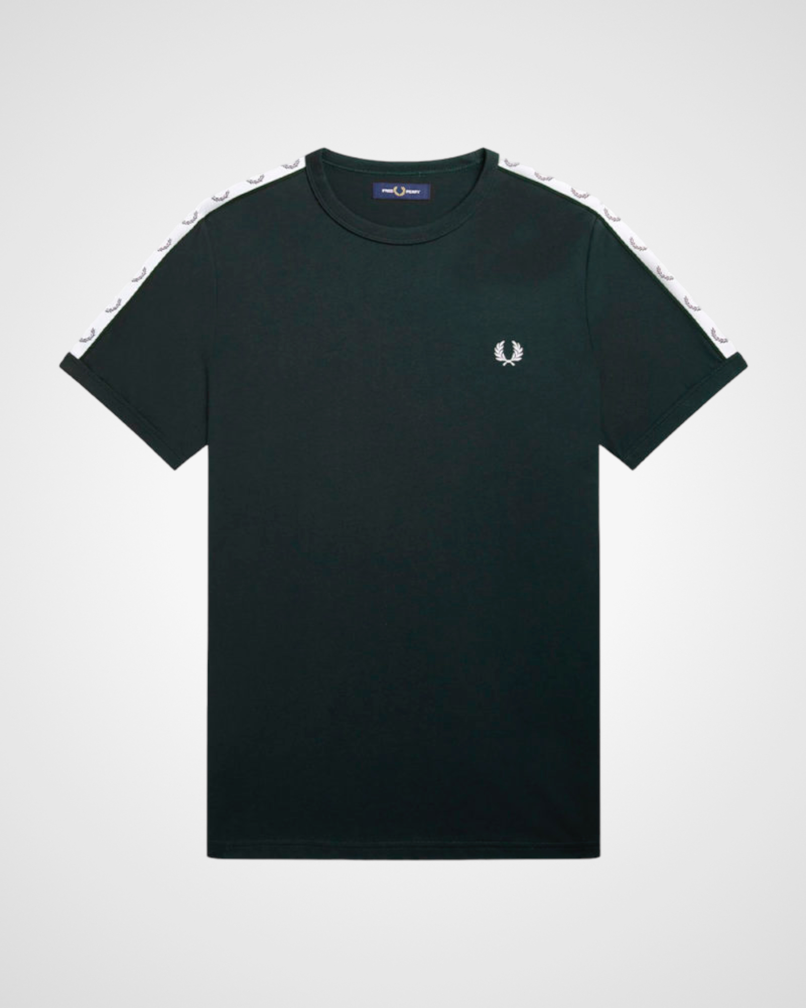 Fred Perry Ανδρικό T-Shirt Taped Ringer T-Shirt M4620-Q20 Πράσινο