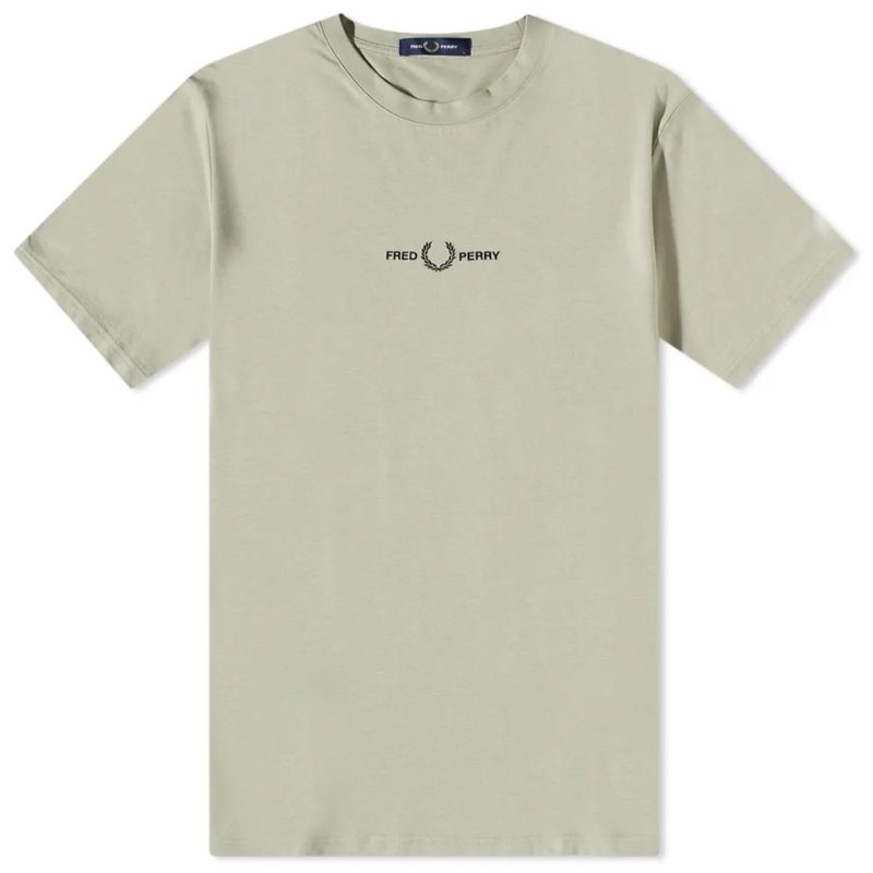 Fred Perry Ανδρική Μπλούζα Embroidered T-Shirt M4580-M37 Χακί