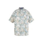 Tom Tailor Ανδρικό Κοντομάνικο Πουκάμισο Comfort Printed Shirt 1034896-31271 Off White