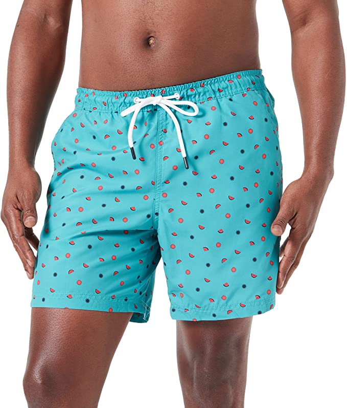 Tom Tailor Ανδρικό Μαγιό All Over Printed Swimshorts 1035053-31484 Πράσινο