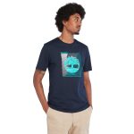Timberland Ανδρική Μπλούζα T-Shirt SS Logo Graphic Tee A663S-433 Μπλε
