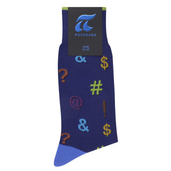 Pournara Ανδρικές Κάλτσες One Size Χωρίς Ραφές 3700-01 Μπλε