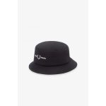 Fred Perry Unisex Twill Graphic Branding Bucket Hat HW4631-464 Μαύρο