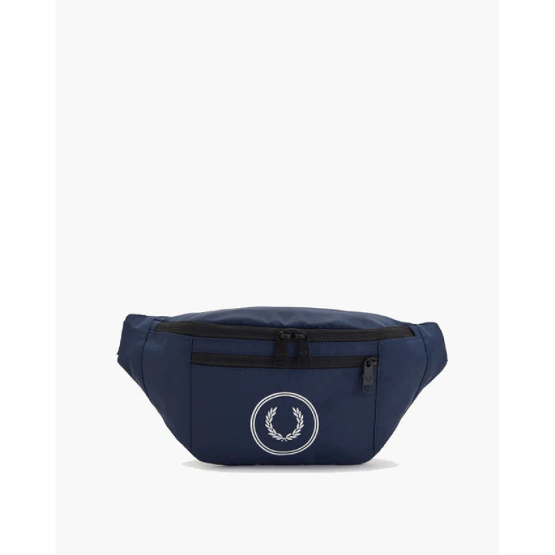 Fred Perry Ανδρικό Τσαντάκι Μέσης Circle Branded Crossbody Bag L5295-608 Μπλε