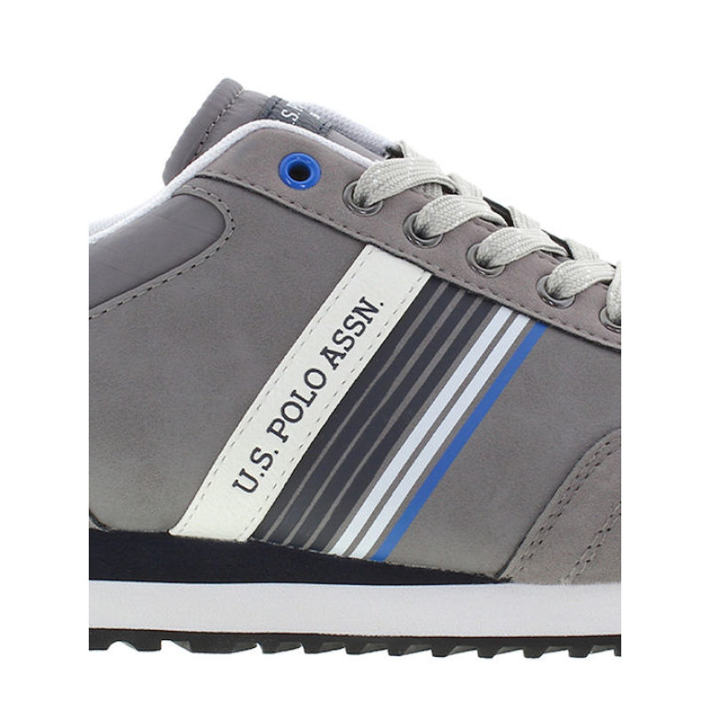 U.S. Polo Assn. Ανδρικά Παπούτσια Sneakers XIRIO001B-GRY004 Γκρι