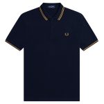 Fred Perry Ανδρική Μπλούζα Twin Tipped Polo M3600-R63 Μπλε