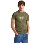 Pepe Jeans Ανδρική Μπλούζα Count T-Shirt PM509208-679 Χακί