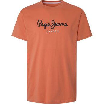 Pepe Jeans Eggo Ανδρική Μπλούζα T-Shirt PM508208-145 Πορτοκαλί