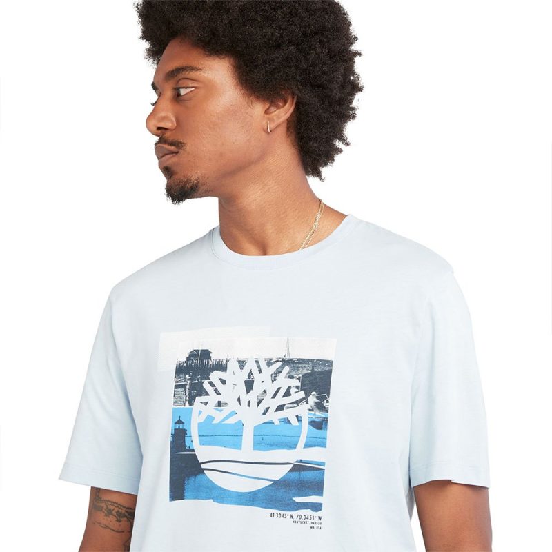 timberland coast inspired logo graphic short sleeve t shirt 4 tobros.gr