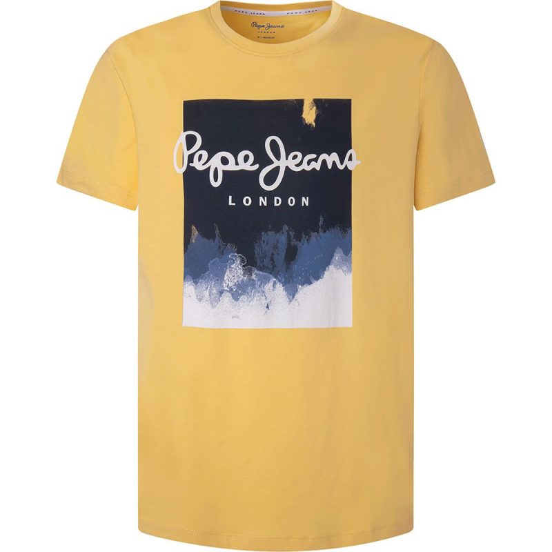 Pepe Jeans Roslyn Ανδρικό T-shirt PM508713-039 Κίτρινο