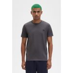 Fred Perry Ανδρικό T-shirt Contrast Tape Ringer M4613-R66 Γκρι