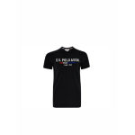 U.S. Polo Assn. Ανδρικό T-shirt Μαύρο με Στάμπα 6526550313-199