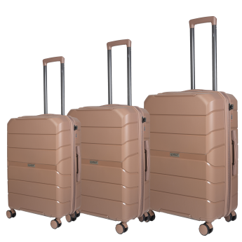 Βαλίτσες trolley Επεκτάσιμη Elusive (σέτ 3 τεμαχίων) Cardinal (PP) 2016 ροζ χρυσό