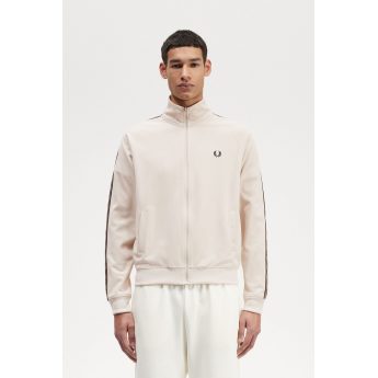 Fred Perry Ανδρική Ζακέτα Contrast Tape Track Jacket J5557-S65 Μπεζ