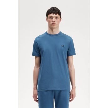 Fred Perry Ανδρικό T-Shirt Taped Ringer T-Shirt M4620-963 Μπλε