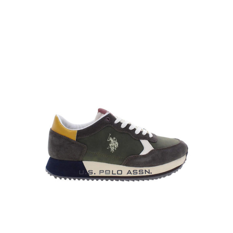 U.S. Polo Assn. Ανδρικά Sneakers CLEEF005-DBR-TAU1 Πράσινο