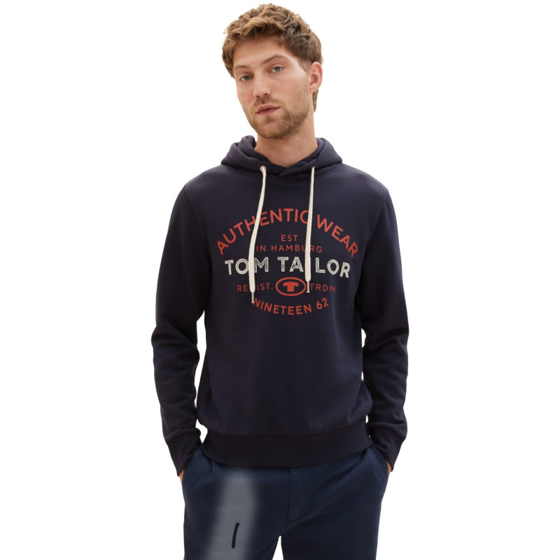tom tailor hoodie mit logo print 1038744 10668 sky captain blue 1 tobros.gr