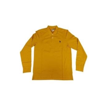 U.S. Polo Assn. Ανδρική Μπλούζα Μακρυμάνικη Polo 6670949785-211 Κίτρινο
