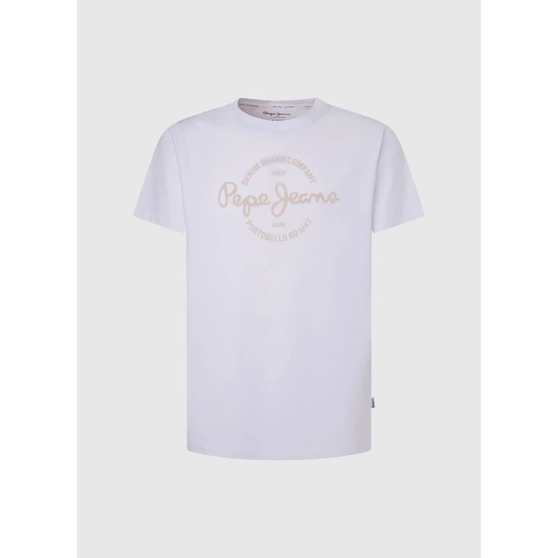 Pepe Jeans Ανδρικό T-shirt Craighton PM509230-800 Λευκό