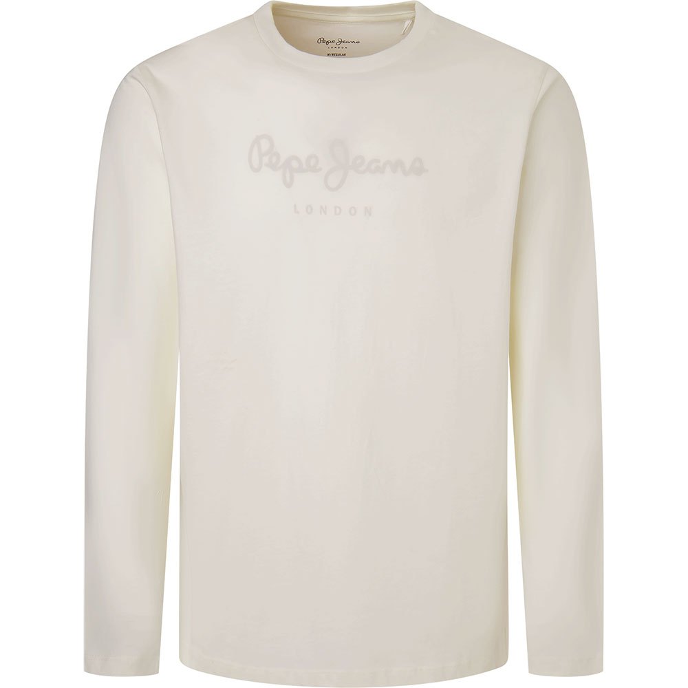 Pepe Jeans Pepe Jeans Ανδρικό Μακρυμάνικο T-Shirt Eggo Long PM508209-837 Chalk White