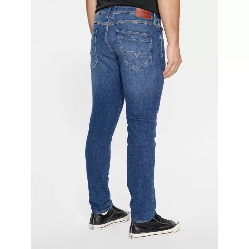 pepe jeans tzin tapered pm207391ht52 skouro mple tapered leg 0000303578107 2 tobros.gr