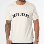 Pepe Jeans Ανδρικό T-shirt Clement PM509220-816 Μπεζ