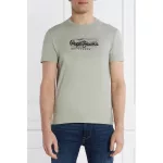 Pepe Jeans Ανδρικό T-shirt Castle PM509204-701 Πράσινο