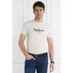 Pepe Jeans Ανδρικό T-shirt Castle PM509204-837 Chalk White