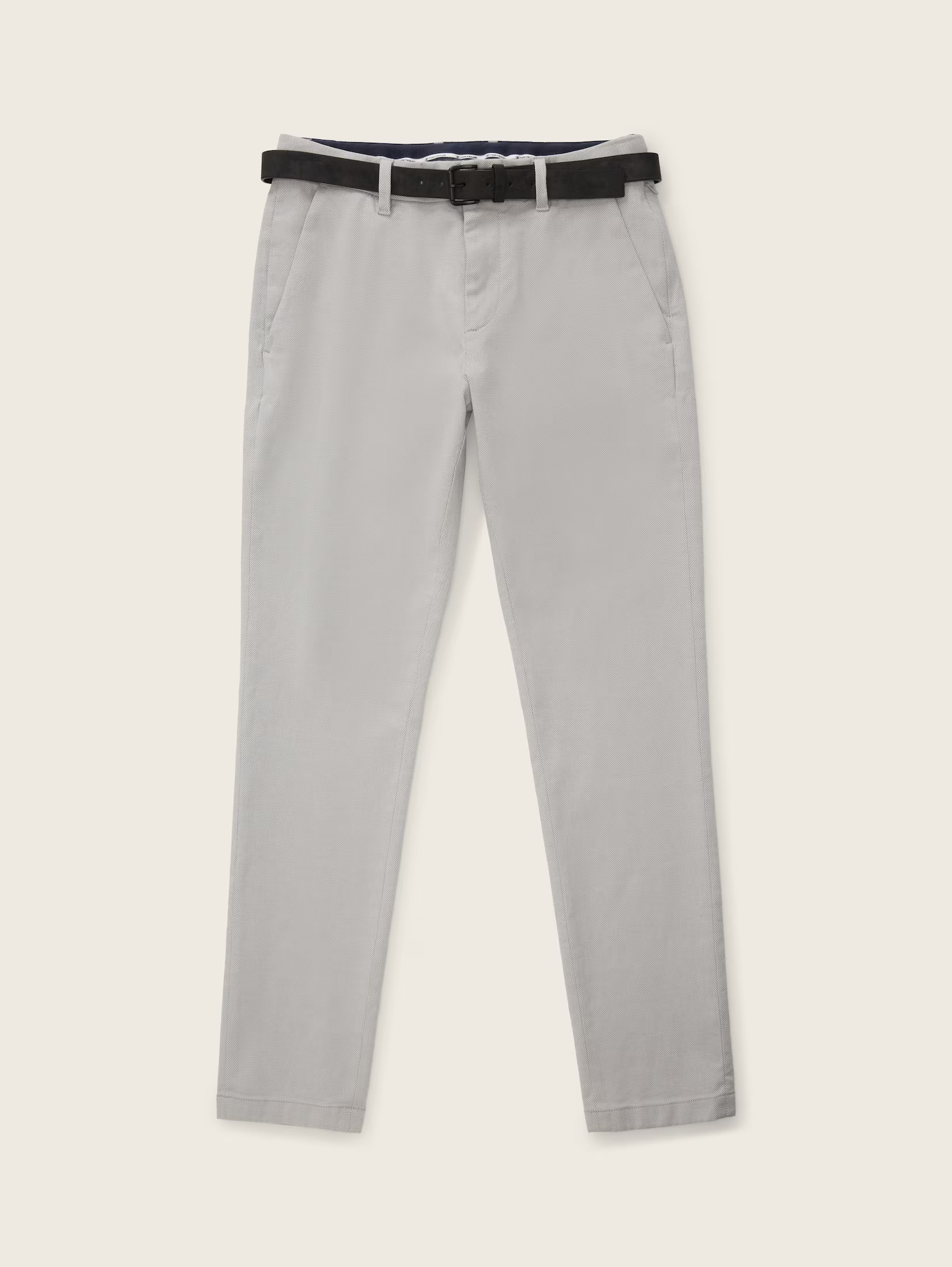 Tom Tailor Ανδρικό Παντελόνι Traveler Slim Chino With Belt 1037547-34816 Γκρι