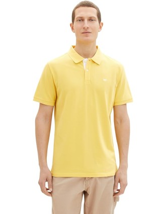 Ανδρική Μπλούζα Polo Κοντομάνικη Tom Tailor 1031006-34663 Κίτρινο