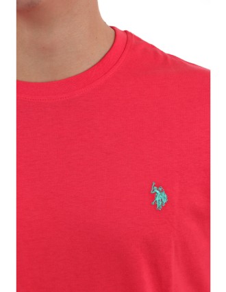 U.S. Polo Assn. Ανδρικό T-shirt Mick 6735949351-142 Κοραλί