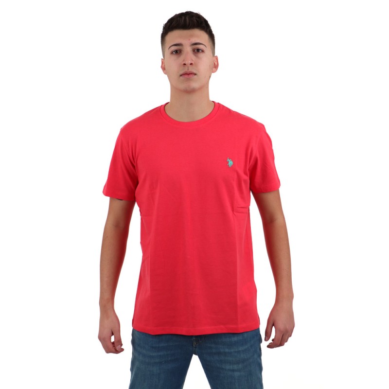 U.S. Polo Assn. Ανδρικό T-shirt Mick 6735949351-352 Κοραλί