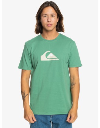 Quiksilver Comp Ανδρικό T-shirt Με Λογότυπο EQYZT07658-GMP0 Πράσινο