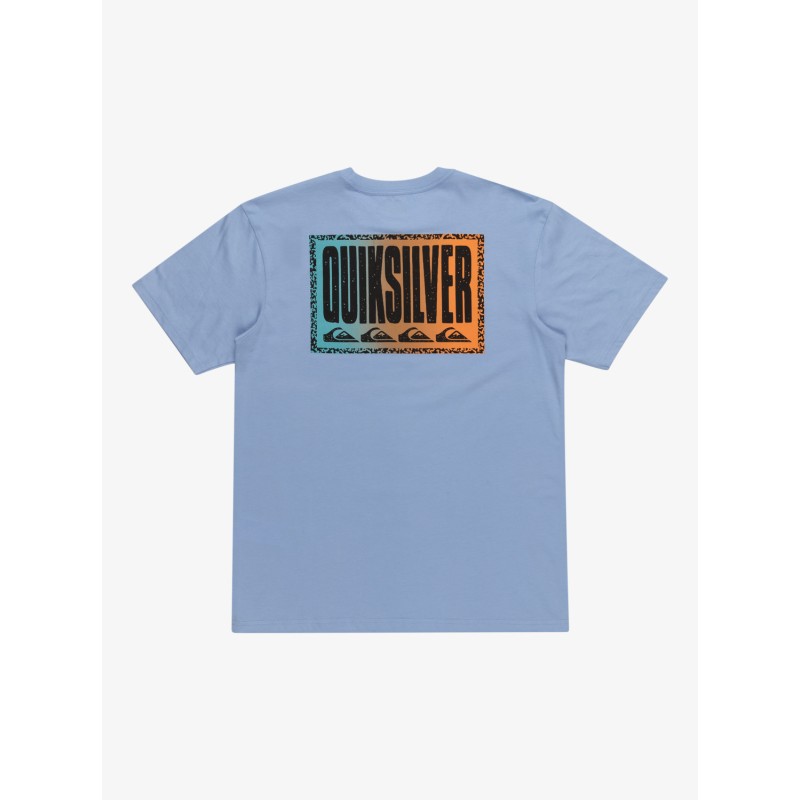 Quiksilver Long Fade Ανδρικό T-Shirt EQYZT07670-PZE0 Σιέλ