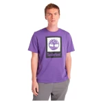 Timberland Ανδρική Μπλούζα T-Shirt Colored Short Sleeve Tee TB0A5QS2EJ9 Μωβ