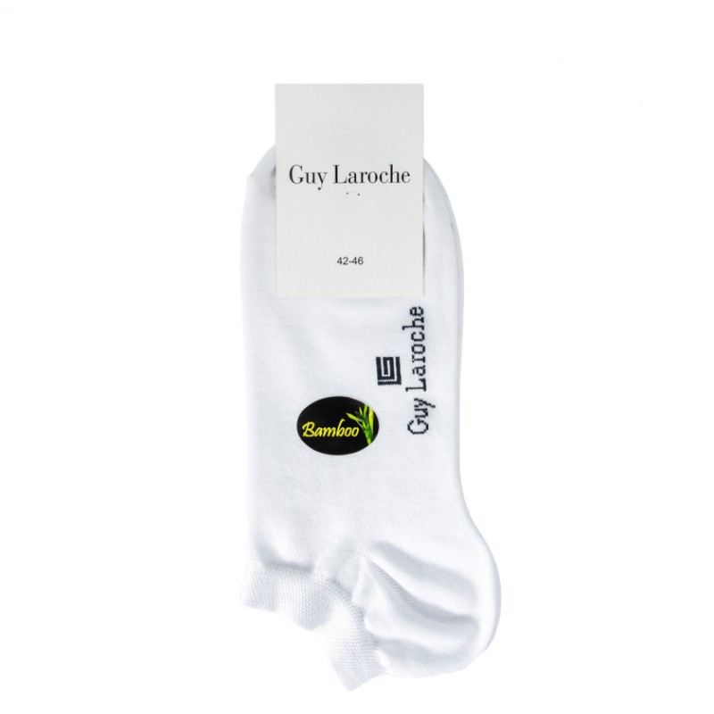 Guy Laroche Ανδρικές Κάλτσες Bamboo ONE SIZE 42-46 2450GL Λευκό