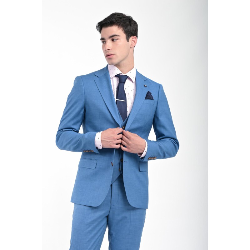 Vittorio Ανδρικό Κοστούμι 100-24-PONTE Μπλε