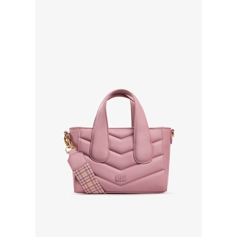 Γυναικεία Τσάντα Χειρός/Ώμου Kalk KLBGCRO005 ροζ