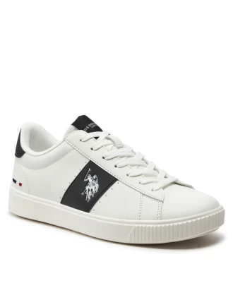 U.S. Polo Assn. Ανδρικά Sneakers TYMES009 WHI-BLK01 Λευκό