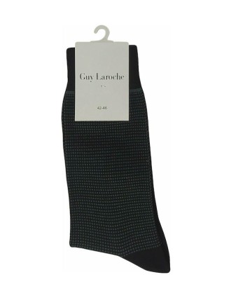 Guy Laroche Ανδρικές Κάλτσες Με Σχέδια ONE SIZE 42-46 1820GL Μαύρο