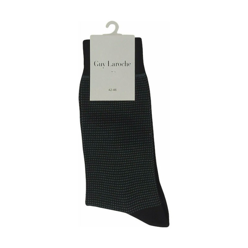 Guy Laroche Ανδρικές Κάλτσες Με Σχέδια ONE SIZE 42-46 1820GL Μαύρο