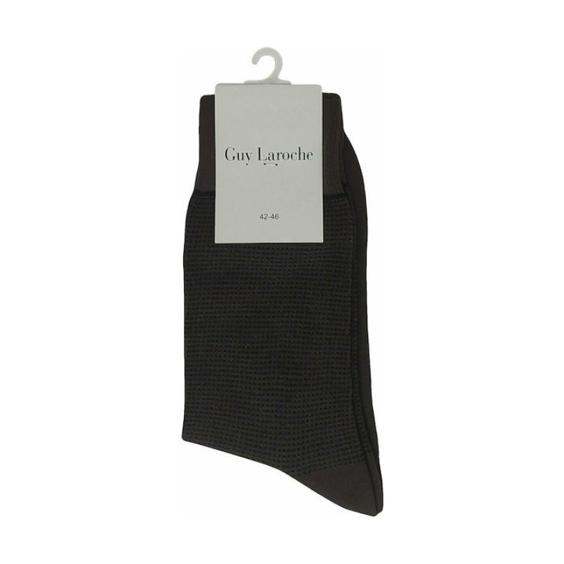 Guy Laroche Ανδρικές Κάλτσες Με Σχέδια ONE SIZE 42-46 1820GL Καφέ