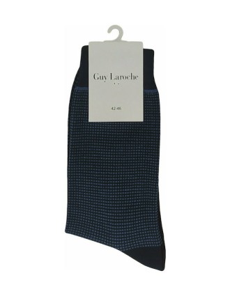 Guy Laroche Ανδρικές Κάλτσες Με Σχέδια ONE SIZE 42-46 1820GL Μπλε