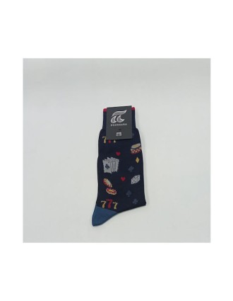 Pournara Ανδρικές Κάλτσες One Size Χωρίς Ραφές 3702-1 Μπλε